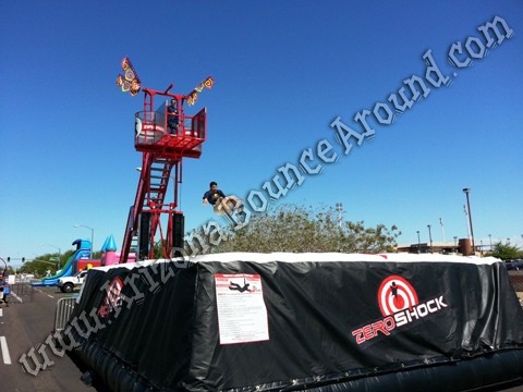 Spectrum sports zero shock stunt jumping air bag rentals AZ, CA, NV, NM